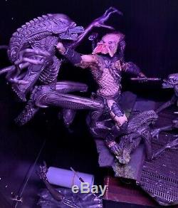 Sideshow Collectibles Alien VS Predator Requiem POLYSTONE DIORAMA Maquette AVP