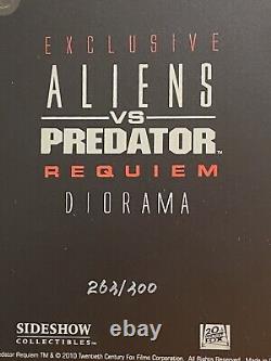 Sideshow Exclusive Aliens Vs Predator Requiem Diorama Statue 263/300