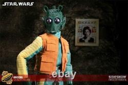 Sideshow Exclusive Star Wars GREEDO withWanted Poster 1/6 Figure LTD ED /400 VHTF