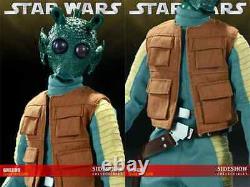 Sideshow Exclusive Star Wars GREEDO withWanted Poster 1/6 Figure LTD ED /400 VHTF