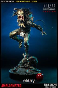 Sideshow collectibles LSF 13 legendary scale wolf predator vs aliens statue