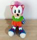Sonic the Fighters Amy Rose SEGA Japan 1997 Plush Toy Doll Hedgehog TAG 10