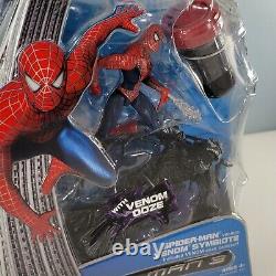 Spider-Man 3 Spider-Man vs Venom Symbiote Action Figure Set + Venom Ooze Rare