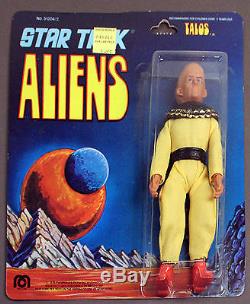 Star Trek Aliens 8 Carded Action Figure-Talos-Mego-1976-SSX