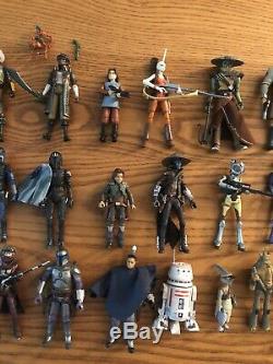 Star Wars The Clone Wars Action Figure Lot Bounty Hunters/Aliens Collectibles