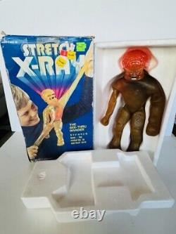 Stretch Armstrong X-Ray Alien Invader Kenner RARE box 1979 vtg Figure Toy brain