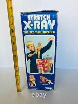 Stretch Armstrong X-Ray Alien Invader Kenner RARE box 1979 vtg Figure Toy brain