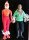 Two Mego 8 Star Trek Action Figures Captain Kirk & Rare Mugato Alien