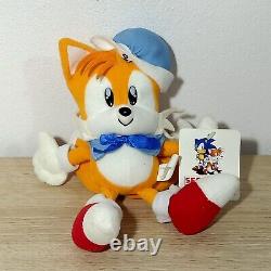 Tails Sonic Hedgehog Summer Sailor Plush UFO Sega 1994 Japan TAG 8 GREAT COND