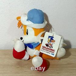 Tails Sonic Hedgehog Summer Sailor Plush UFO Sega 1994 Japan TAG 8 GREAT COND