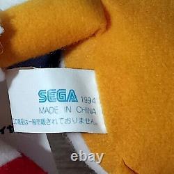 Tails Sonic Hedgehog Summer Sailor Plush UFO Sega 1994 Japan TAG 8 GREAT COND