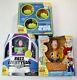 Toy Story Talking Sheriff Woody, Buzz Lightyear, Aliens Lot Signature Collection