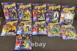 ToyBiz Marvel Spider-Man Animated Series Lot Of 11 Octopus Hobgoblin Venom Alien