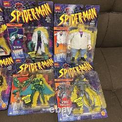 ToyBiz Marvel Spider-Man Animated Series Lot Of 11 Octopus Hobgoblin Venom Alien