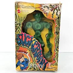 VTG 1978 Mattel SUCKERMAN Green Monster Alien Figure Suction Cups Original Box