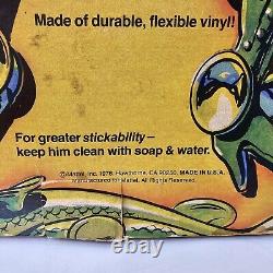 VTG 1978 Mattel SUCKERMAN Green Monster Alien Figure Suction Cups Original Box