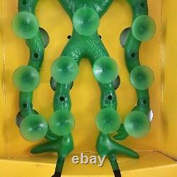 VTG 1978 Mattel SUCKERMAN Green Monster Alien Figure Suction Cups Original Box