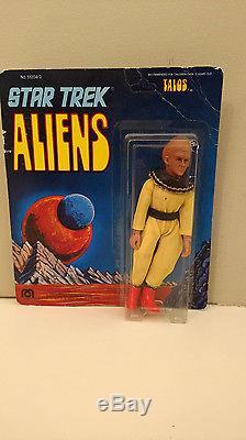 Vintage 1970's Mego Star Trek Aliens TALOS 8IN Action Figure on card UNPUCHED