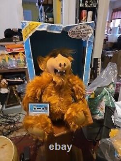 Vintage 1987 Coleco Talking Alf The Story Telling Alien With Box And A Cassette