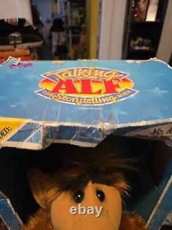 Vintage 1987 Coleco Talking Alf The Story Telling Alien With Box And A Cassette