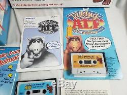 Vintage 1987 Talking ALF Storytelling Plush Doll CIB VGC & Extra NEW Tapes/Books