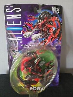 Vintage 1992 LOT of Aliens and Space Marines / 9 Carded figures/ Kenner