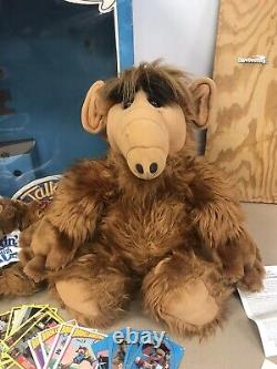 Vintage ALF Lot 1987 Coleco Alf Talking Storytelling Animated withCassette & Clock