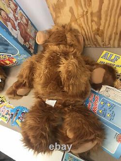 Vintage ALF Lot 1987 Coleco Alf Talking Storytelling Animated withCassette & Clock