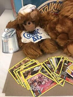 Vintage ALF Lot 1987 Coleco Alf Talking Storytelling Animated withCassette & Clock