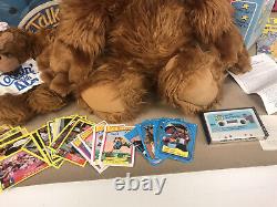 Vintage ALF Lot 1987 Coleco Alf Talking Storytelling Animated withCassette & Clock