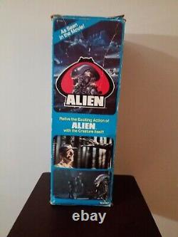 Vintage Alien big chap figure withbox and poster 1979