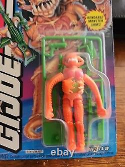 Vintage G. I. Joe 1994 Star Brigade CARCASS Alien HASBRO Carded Cobra