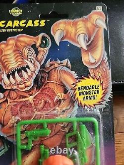 Vintage G. I. Joe 1994 Star Brigade CARCASS Alien HASBRO Carded Cobra