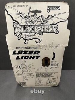 Vintage Galoob 1983 Blackstar Kadray With Alien Demon (Still Works)(Damaged Box)