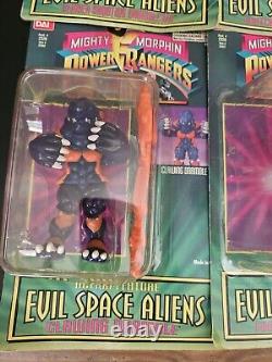 Vintage Mighty Morphin Power Rangers Evil Space Aliens 5-6 Figure Lot (1994)