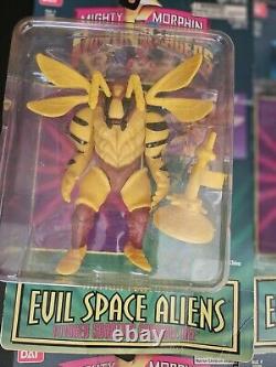 Vintage Mighty Morphin Power Rangers Evil Space Aliens 5-6 Figure Lot (1994)