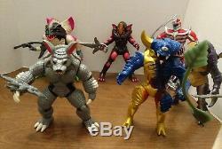 Vintage Mighty Morphin Power Rangers Evil Space Aliens 8 lot of 11 Loose Nice