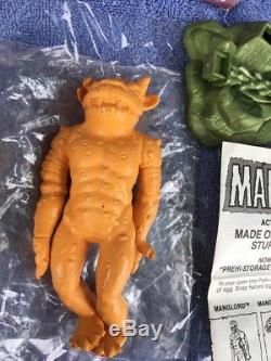 Vintage Rare Ideal Manglors Manglodemon Action Alien Figure with Box Never Used