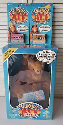 Vtg. 1987 Talking Alf Coleco Storytelling Alien Animated Cassette Player +Bonus