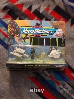 Vtg Aliens Micromachines sets 1 2 & 3 Sealed complete 1996 Galoob htf lot