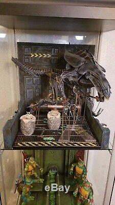 Xenowerx Alien Detolf Diorama Stand AVP Predator Neca Xenomorph